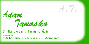 adam tamasko business card
